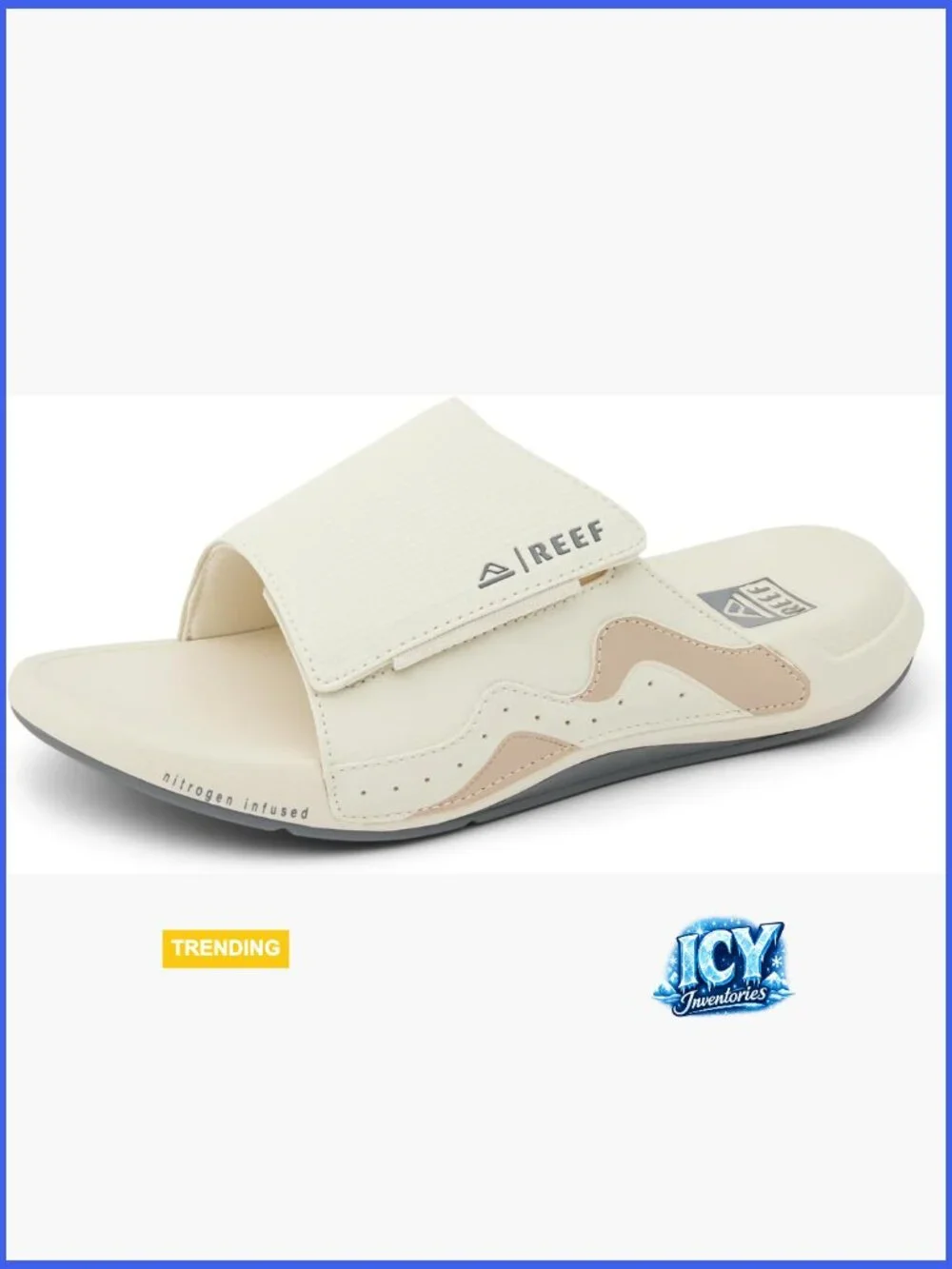 Men's Cruiser Slide Sandals with Memory Foam Footbed